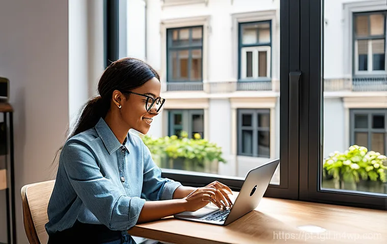 디지털 노마드의 경쟁력 있는 기술 개발 - **Prompt:** "A diverse group of young adult digital nomads, dressed in smart, professional-casual at...