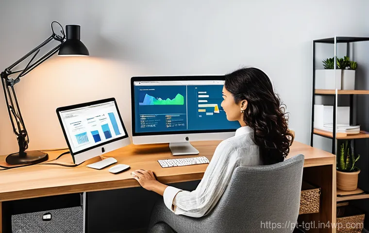 디지털 노마드의 경쟁력 있는 기술 개발 - **Prompt:** "A diverse group of young adult digital nomads, dressed in smart, professional-casual at...