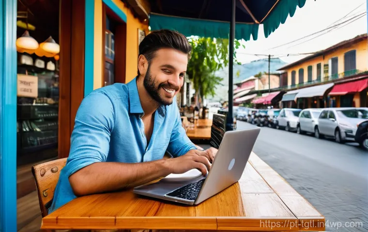 디지털 노마드의 생활 습관 변화 - **"Nomadic Community" - Tropical Co-living & Co-working Space**: A diverse group of four to five you...