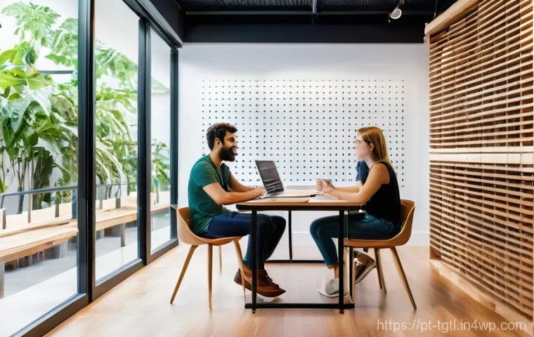 디지털 노마드의 자아 정체성 탐구 - **Prompt:** A female digital nomad in her late 20s to early 30s, with a serene and focused expressio... 디지털 노마드의 자아 정체성 탐구 - **Prompt:** A female digital nomad in her late 20s to early 30s, with a serene and focused expressio...